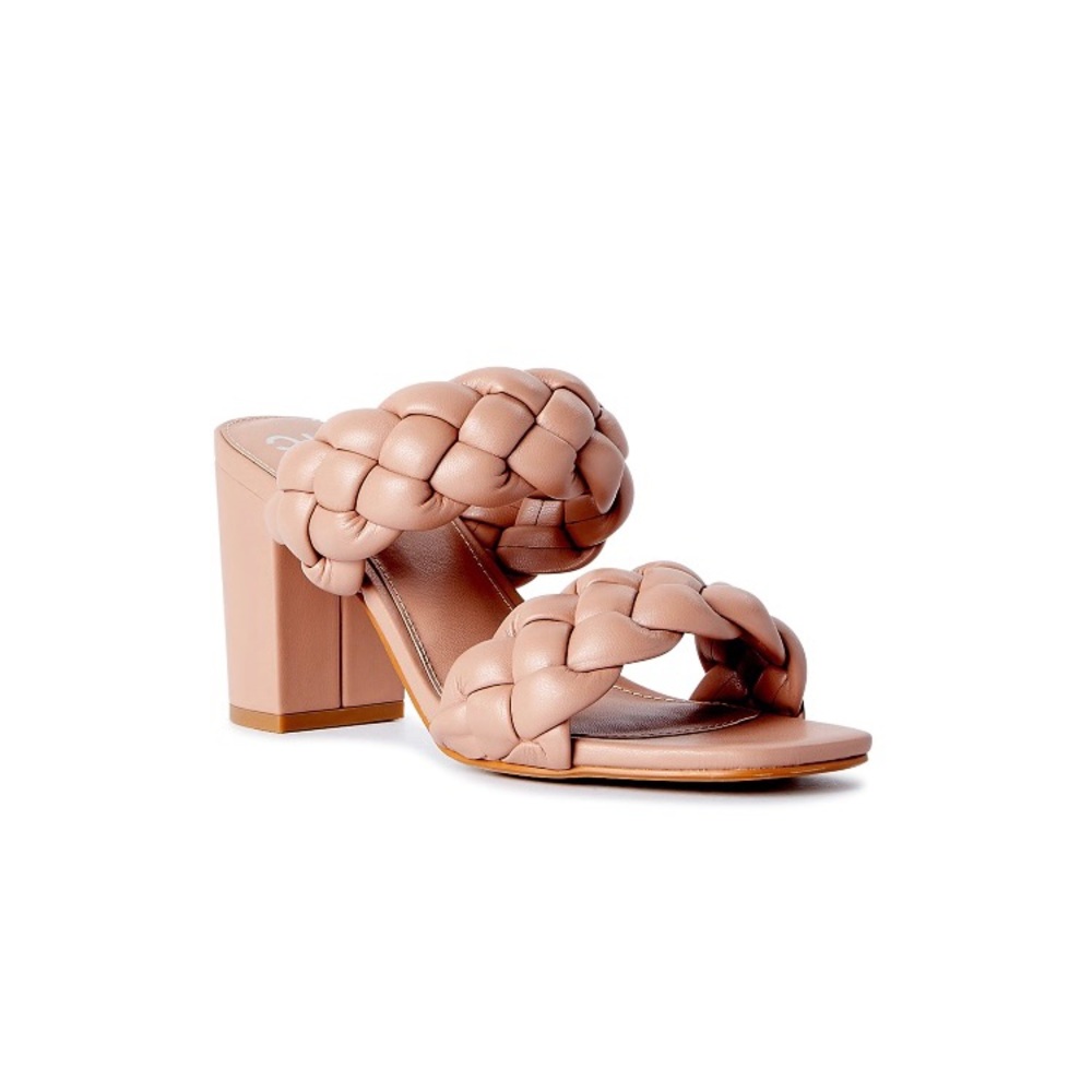 New Womens NYC Braided Heel size 8w
